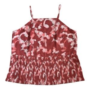 Nine West Pleated Peplum Cami